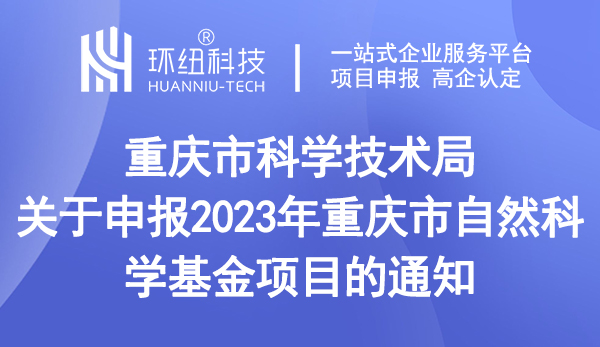 重慶市自然科學(xué)基金項目申報