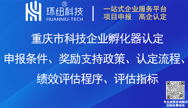 重慶市科技企業(yè)孵化器認定